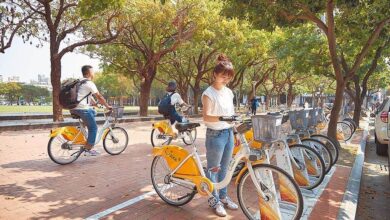 YouBike2.0第一柱今設立 年底可達700柱。（新北市交通局提供）