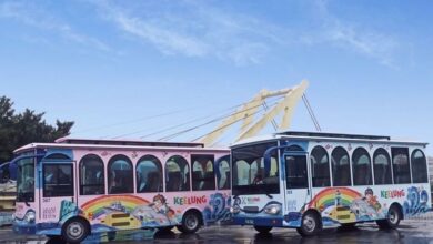 郵輪旅客可免費搭乘基隆觀光巴士。　圖：基隆市政府觀光及城市行銷處／提供