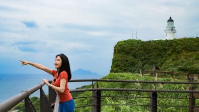 貢寮三貂角，在希臘白的燈塔下俯瞰太平洋。　圖：新北市政府觀光旅遊局／提供