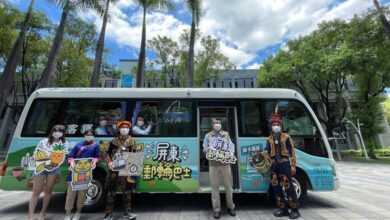 屏東郵輪巴士推出新路線，迎接暑假出遊潮。　圖：屏東縣政府交通旅遊處／提供