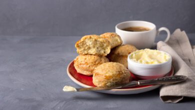 司康是英國下午茶中的代表性甜點。（圖／shutterstock）