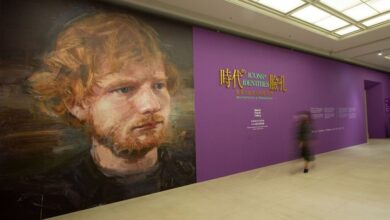奇美博物館展出《時代的臉孔》展廳入口處主視覺。　圖：奇美博物館／提供
