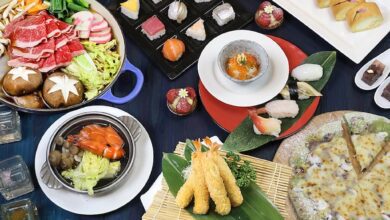 台中金典酒店的栢麗廳推出「日本和風美食節」活動。（台中金典酒店提供）