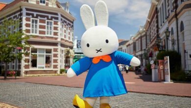 「米飛兔迎賓會」在活動期間每天登場，遊客能與米飛兔留下紀念合影。　圖：豪斯登堡／來源