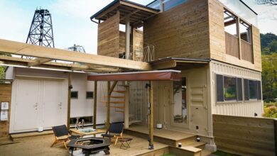 「THE BASE GLAMPING YUGAWARA」開幕約一年，今年4月境內再次拓展，推出第10棟住宿設施。　圖：Booking Resort／來源