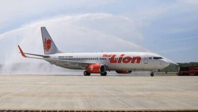 7月份將迎來「花蓮－泰國曼谷」直航對飛（泰國獅子航空 Thai Lion Air－波音B737-800資料照）。　圖：花蓮縣政府觀光處／提供