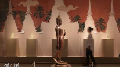 展覽精選40多件館藏泰國造像，展品涵蓋八至十二世紀，為台灣十分難得的收藏。　圖：中台禪寺／提供