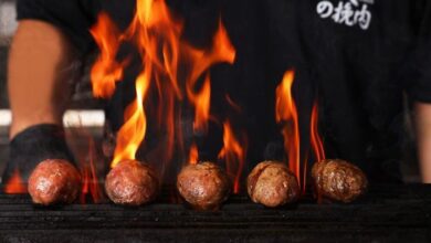 手打炭燒和牛漢堡排是近期最具話題的美食，新品牌「焱の挽肉」也於日前開幕。　圖：焱の挽肉／提供